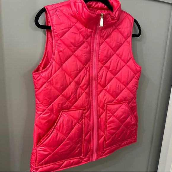 NWT Kate Spade Best Hot Pink Quilted Vest Size Small - Picture 3 of 7